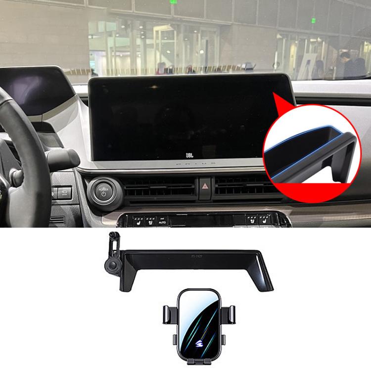 Car Screen Phone Holder Mount with Extension Arm, For Toyota Sienna 2021-2026 12.3 inch, For Toyota Sienna 2021-2023 8 inch, For Toyota Sienna 2024 10.25 inch, For Toyota BZ4 2022 / BZ4X 12.3/8 inch, For Toyota Bozhi BZ3X 2025 14.6 inch