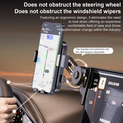 Car Screen Phone Holder Mount with Extension Arm, For Toyota Sienna 2021-2026 12.3 inch, For Toyota Sienna 2021-2023 8 inch, For Toyota Sienna 2024 10.25 inch, For Toyota BZ4 2022 / BZ4X 12.3/8 inch, For Toyota Bozhi BZ3X 2025 14.6 inch