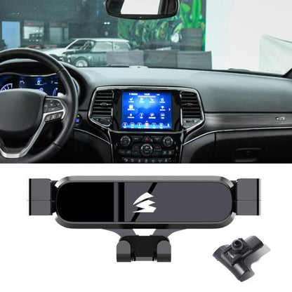 Car Air Vent Metal Gravity Phone Holder Mount, For Jeep Grand Commander 2018-2022, For Jeep Cherokee 2016-2017, For Jeep Wrangler 2011-2018, For Jeep Wrangler 2019-2022, For Jeep Grand Cherokee 2014-2020, For Jeep Grand Cherokee 2021