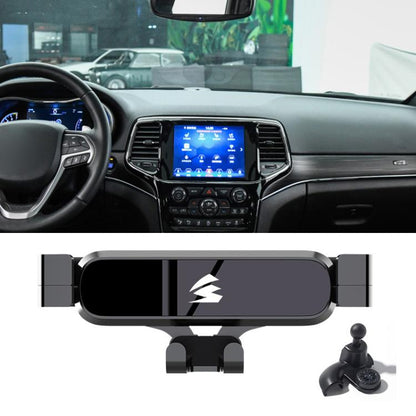 Car Air Vent Metal Gravity Phone Holder Mount, For Jeep Grand Commander 2018-2022, For Jeep Cherokee 2016-2017, For Jeep Wrangler 2011-2018, For Jeep Wrangler 2019-2022, For Jeep Grand Cherokee 2014-2020, For Jeep Grand Cherokee 2021
