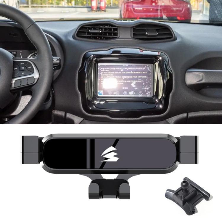 Car Air Vent Metal Gravity Phone Holder Mount, For Jeep Grand Commander 2018-2022, For Jeep Cherokee 2016-2017, For Jeep Wrangler 2011-2018, For Jeep Wrangler 2019-2022, For Jeep Grand Cherokee 2014-2020, For Jeep Grand Cherokee 2021