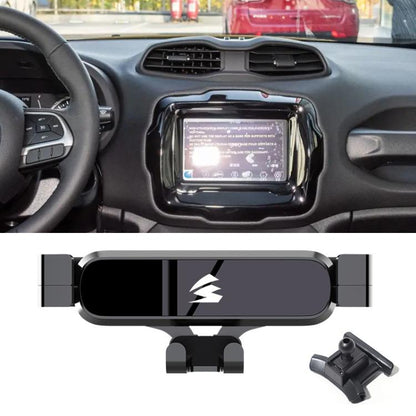 Car Air Vent Metal Gravity Phone Holder Mount, For Jeep Grand Commander 2018-2022, For Jeep Cherokee 2016-2017, For Jeep Wrangler 2011-2018, For Jeep Wrangler 2019-2022, For Jeep Grand Cherokee 2014-2020, For Jeep Grand Cherokee 2021
