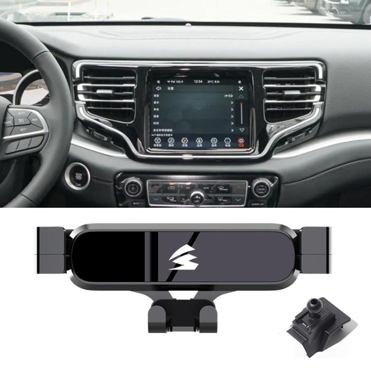 Car Air Vent Metal Gravity Phone Holder Mount, For Jeep Grand Commander 2018-2022, For Jeep Cherokee 2016-2017, For Jeep Wrangler 2011-2018, For Jeep Wrangler 2019-2022, For Jeep Grand Cherokee 2014-2020, For Jeep Grand Cherokee 2021
