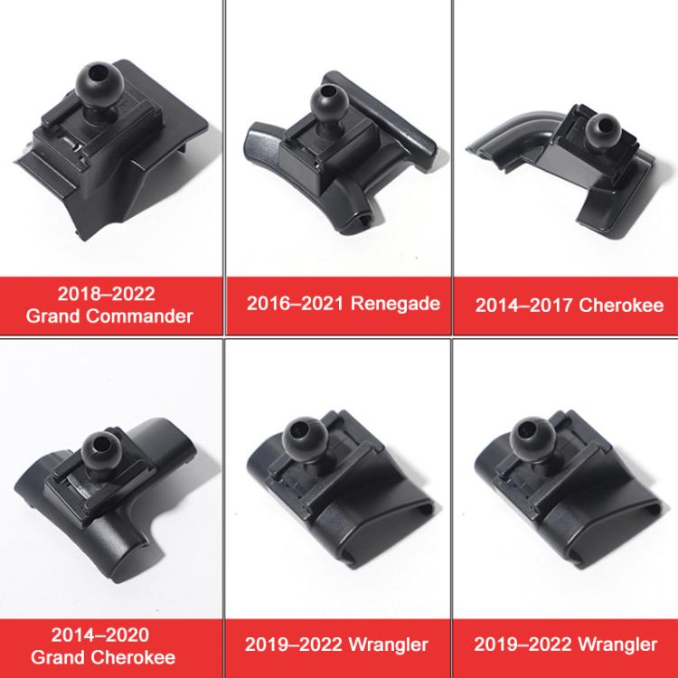 Car Air Vent Metal Gravity Phone Holder Mount, For Jeep Grand Commander 2018-2022, For Jeep Cherokee 2016-2017, For Jeep Wrangler 2011-2018, For Jeep Wrangler 2019-2022, For Jeep Grand Cherokee 2014-2020, For Jeep Grand Cherokee 2021