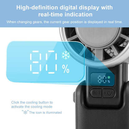 H03B High Speed ??Handheld Cooling Fan with Digital Display