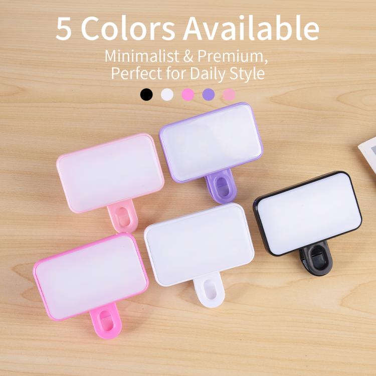 Portable Mini Fill Light with Clip 150mAh No Charging Cable, 150mAh