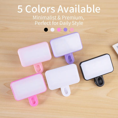 Portable Mini Fill Light with Clip 150mAh No Charging Cable, 150mAh