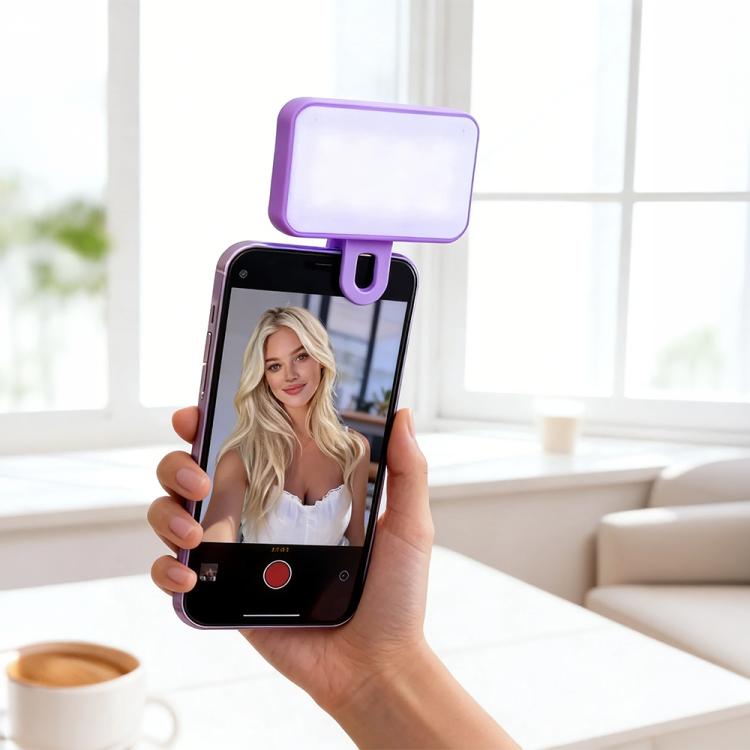 Portable Mini Fill Light with Clip 150mAh No Charging Cable, 150mAh