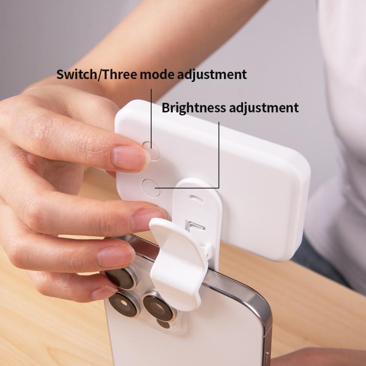 Portable Mini Fill Light with Clip 150mAh No Charging Cable, 150mAh