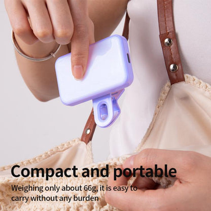 Portable Mini Fill Light with Clip 150mAh No Charging Cable, 150mAh