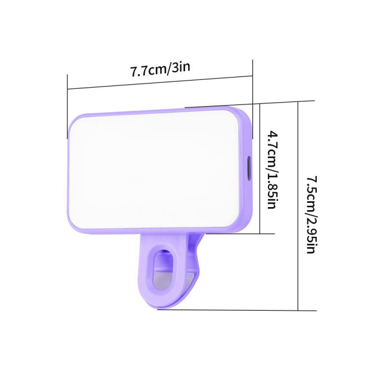 Portable Mini Fill Light with Clip 150mAh No Charging Cable, 150mAh