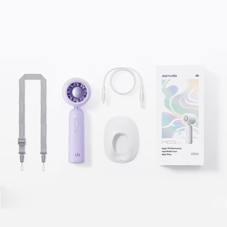 M03 Plus High Speed ??Silent Handheld Fan with Digital Display