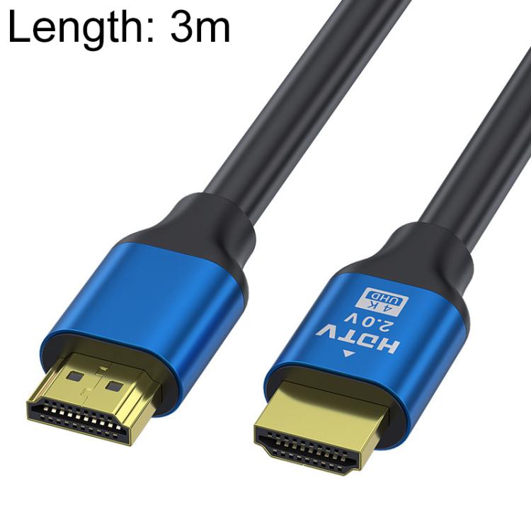 HDMI 2.0 High-Speed 4K Ultra HD Gold-Plated Connection HDTV Video Cable, 0.5m, 1m, 1.5m, 2m, 3m, 5m, 10m, 15m, 20m