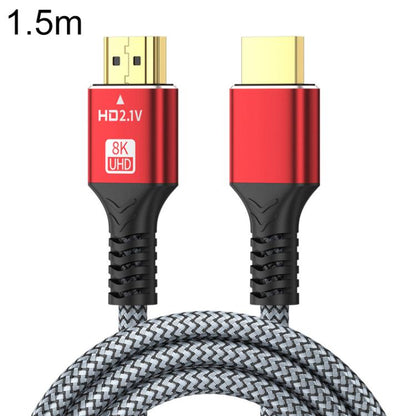 HDMI 2.1 High-Speed 8K Ultra HD Braided Gold-Plated Connection HDTV Video Cable, 0.5m, 1m, 1.5m, 1.8m, 2m, 3m, 5m