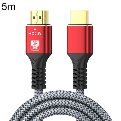 HDMI 2.1 High-Speed 8K Ultra HD Braided Gold-Plated Connection HDTV Video Cable, 0.5m, 1m, 1.5m, 1.8m, 2m, 3m, 5m