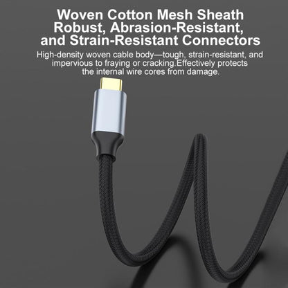 Type-C to DisplayPort 1.4 Ultra HD 8K Video Adapter Braided Cable, 1m, 2m, 1m 8K Bidirectional, 1.5m 8K Bidirectional, 2m 8K Bidirectional, 3m 8K Bidirectional