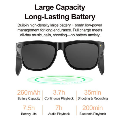 XK One Pro 1080P AI Shooting Smart Glasses, 1MP Camera