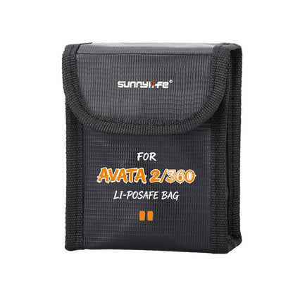 For DJI Avata 2 / 360 Sunnylife Battery Explosion-proof Safe Bag Protective Li-Po Safe Bag, For 1pc Battery, For 2pcs Batteries, For 3pcs Batteries