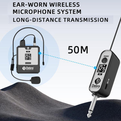 DEBRA DT-01 Ear-worn UHF Wireless Microphone System 1 TX & 1 RX, DT-01
