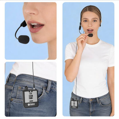 DEBRA DT-01 Ear-worn UHF Wireless Microphone System 1 TX & 1 RX, DT-01