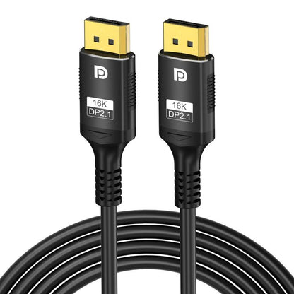WG231 16K 60Hz DisplayPort 2.1 Male to DisplayPort 2.1 Male HD Adapter Cable, 1m, 2m, 3m
