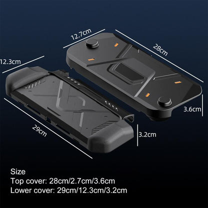 XDcase Mecha Style TPU Middle Frame & PC Front Cover Protective Case, For Nintendo Switch 2