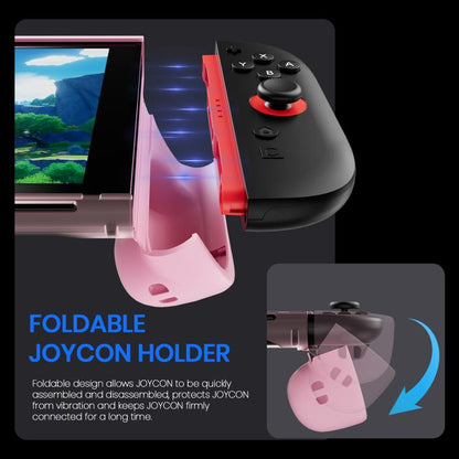 XDcase Transparent Armor Soft-Touch TPU Protective Case with Front Cover, For Nintendo Switch 2