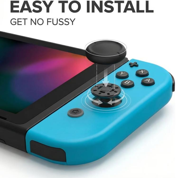 XDcase 8pcs Joystick Controller Replacement Thumb Grip Cap for Switch / Switch Lite / Switch OLED