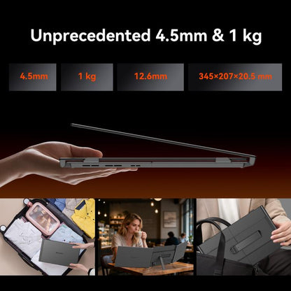 Blackview DCM6 14 inch Dual Screen Portable Laptop Extension Monitor with Stand, DCM6