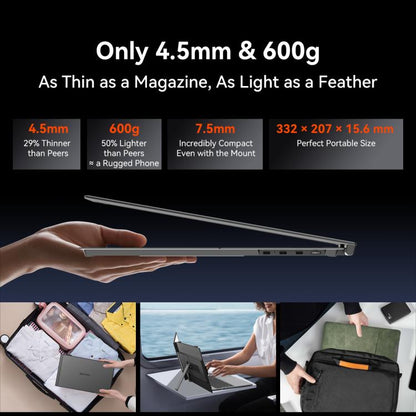 Blackview SCM6 14 inch Portable Laptop Ultra-thin LCD Monitor Screen Extender with Stand, SCM6