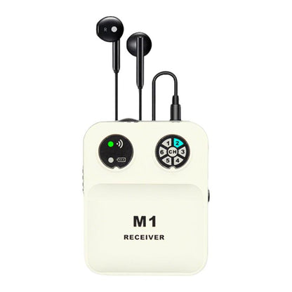 M1 Portable Wireless Monitoring Receiver with Wired Earphones, M1