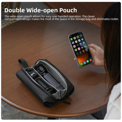 Sunnylife Multi-Use Electronics Organizer Pouch Series Handbag Storage Shoulder Bag Upgraded Pouch, For DJI OSMO Pocket 4 / 3