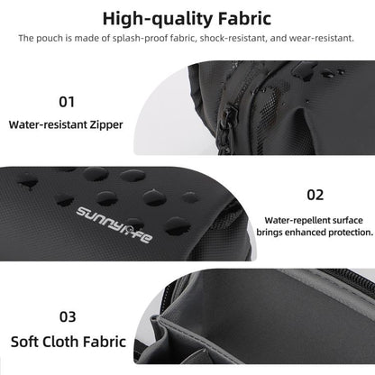 Sunnylife Multi-Use Electronics Organizer Pouch Series Handbag Storage Shoulder Bag Upgraded Pouch, For DJI OSMO Pocket 4 / 3