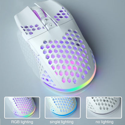 SOLAKAKA SM600 Hollowed Out RGB Tri-mode Wireless Gaming Mouse