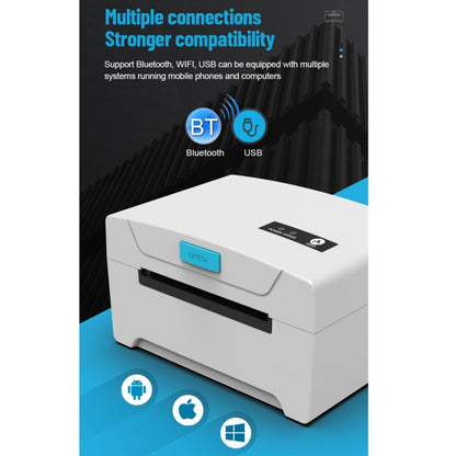 76x130 Single Paper Waybill Express Bill Label Printer, USB + Bluetooth Version,, USB + Bluetooth Version, EU Plug, USB + Bluetooth Version, US Plug, USB + Bluetooth Version, UK Plug