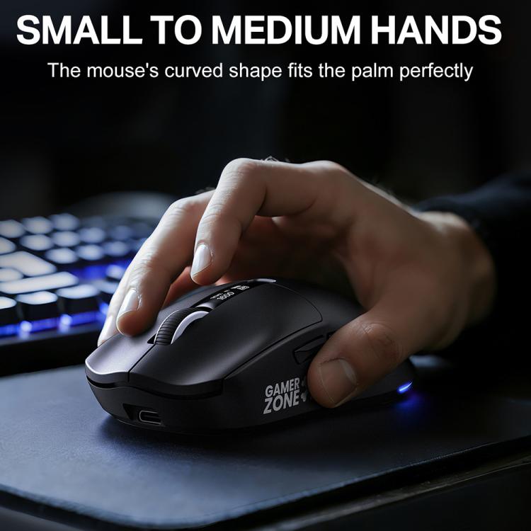 ONIKUMA DM07 24000DPI 2.4GHz, Wireless and Wired Tri-mode Mouse with RGB Magnetic Charging Dock