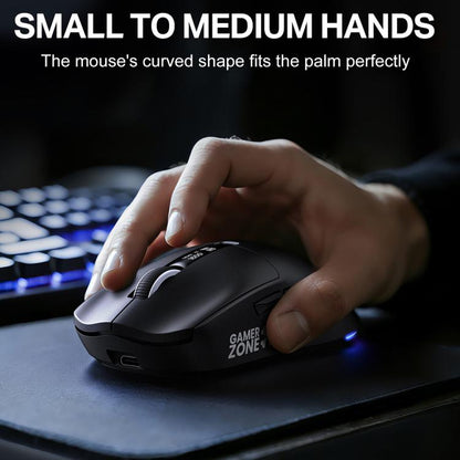 ONIKUMA DM07 24000DPI 2.4GHz, Wireless and Wired Tri-mode Mouse with RGB Magnetic Charging Dock