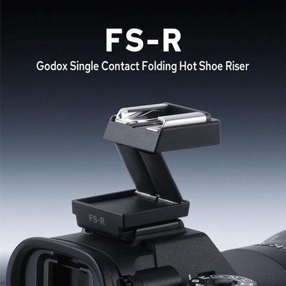 Godox FS-R Single Contact Folding Hot Shoe Riser, FS-R