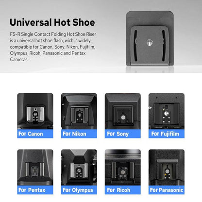 Godox FS-R Single Contact Folding Hot Shoe Riser, FS-R