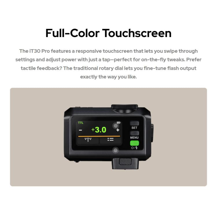 Godox iT30 Pro TTL Mini iFlash Camera Flash Light, iT30 Pro C For Canon, iT30 Pro N For Nikon, iT30 Pro S For Sony, iT30 Pro F For FUJIFILM, iT30 Pro O For Olympus / Panasonic, iT30 Pro L For Leica