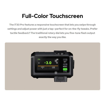 Godox iT30 Pro TTL Mini iFlash Camera Flash Light, iT30 Pro C For Canon, iT30 Pro N For Nikon, iT30 Pro S For Sony, iT30 Pro F For FUJIFILM, iT30 Pro O For Olympus / Panasonic, iT30 Pro L For Leica
