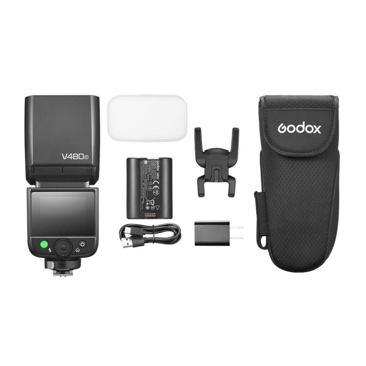 Godox V480 TTL Li-ion Round Head Camera Flash, For Canon, For Nikon, For Sony, For FUJIFILM, For Olympus
