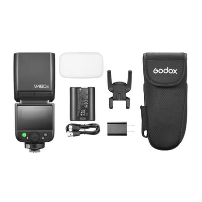 Godox V480 TTL Li-ion Round Head Camera Flash, For Canon, For Nikon, For Sony, For FUJIFILM, For Olympus