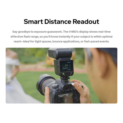 Godox V480 TTL Li-ion Round Head Camera Flash, For Canon, For Nikon, For Sony, For FUJIFILM, For Olympus