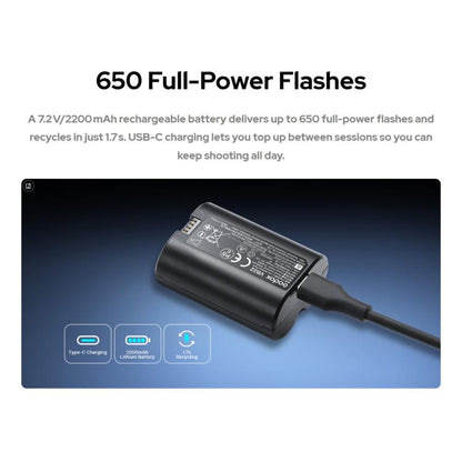 Godox V480 TTL Li-ion Round Head Camera Flash, For Canon, For Nikon, For Sony, For FUJIFILM, For Olympus