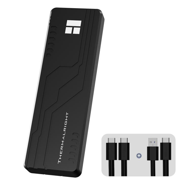 THERMALRIGHT HR-EB109 M.2 NVMe SSD Enclosure with USB to Type-C Cable & Type-C to Type-C Cable, EB109 A-C & C-C Cable