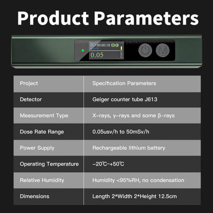 NT10 Portable Nuclear Radiation Detector