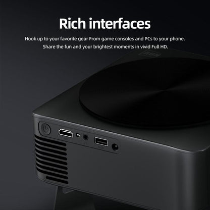 AUN A005 1080P 760ANSI LCD Display Smart Projector with Holder, EU Plug, US Plug, UK Plug, AU Plug