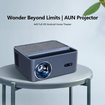 AUN A45 Pro 1080P Android ATV OS Smart Projector, EU Plug, US Plug, UK Plug, AU Plug