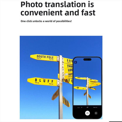 P59 AI Smart Translator Supports Photo Call Translation